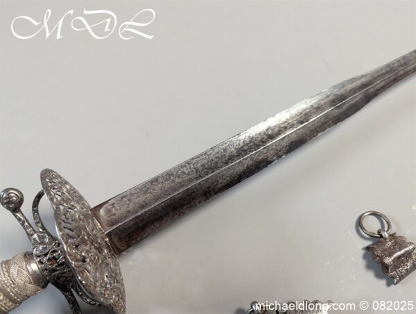 English Military Small Sword by John Hillman c 1764 - Image 39