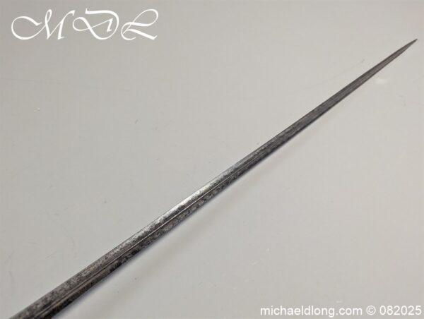 English Military Small Sword by John Hillman c 1764 - Image 38