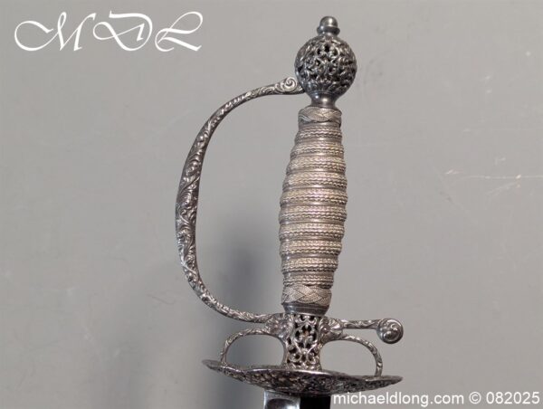 English Military Small Sword by John Hillman c 1764 - Image 29