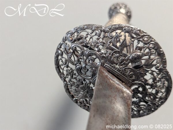 English Military Small Sword by John Hillman c 1764 - Image 18