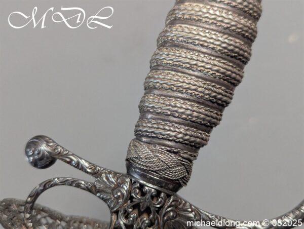 English Military Small Sword by John Hillman c 1764 - Image 16