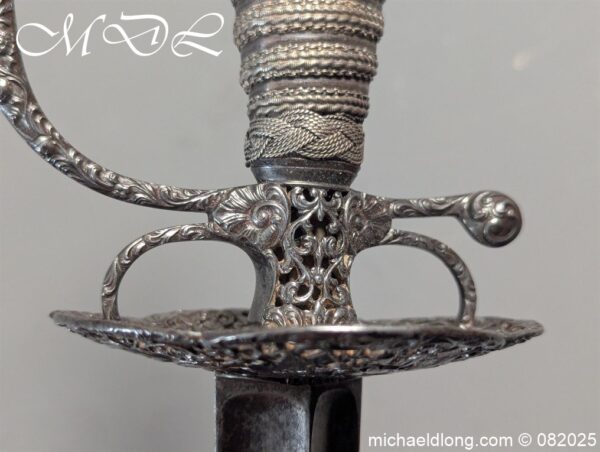 English Military Small Sword by John Hillman c 1764 - Image 14