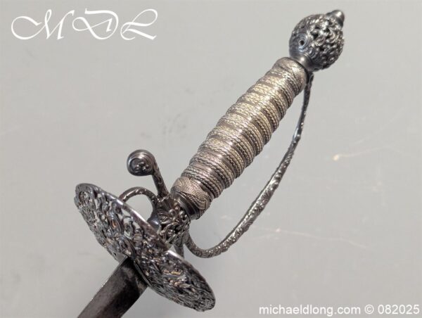 English Military Small Sword by John Hillman c 1764 - Image 10