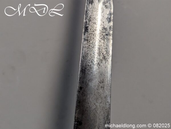 English Military Small Sword by John Hillman c 1764 - Image 5