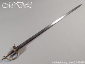 British Militia Infantry Sword c 1760