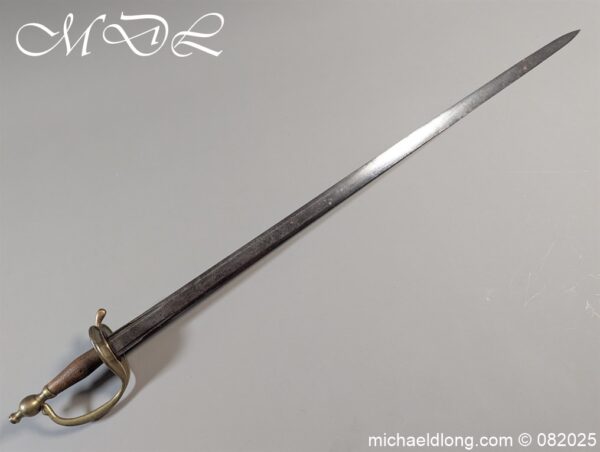 British Militia Infantry Sword c 1760