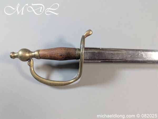 British Militia Infantry Sword c 1760 - Image 2