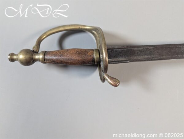 British Militia Infantry Sword c 1760 - Image 20