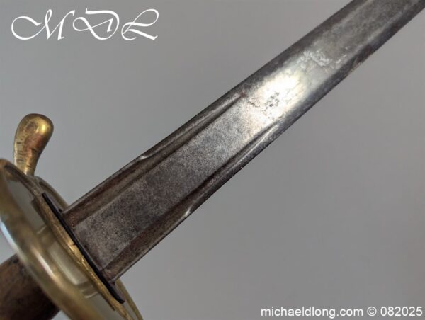 British Militia Infantry Sword c 1760 - Image 16