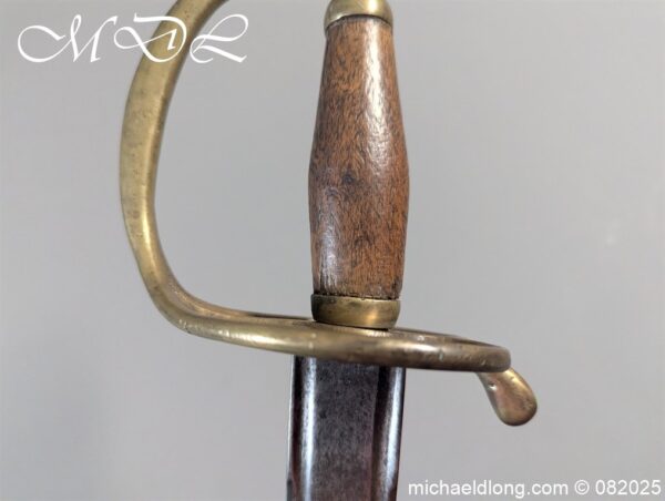 British Militia Infantry Sword c 1760 - Image 9