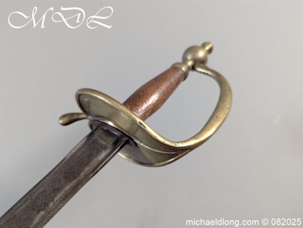 British Militia Infantry Sword c 1760 - Image 6