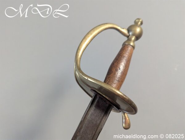 British Militia Infantry Sword c 1760 - Image 5