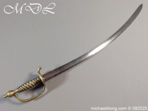 British Militia Hanger c 1760