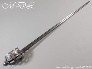 English Dragoon Basket Hilted Sword c 1740