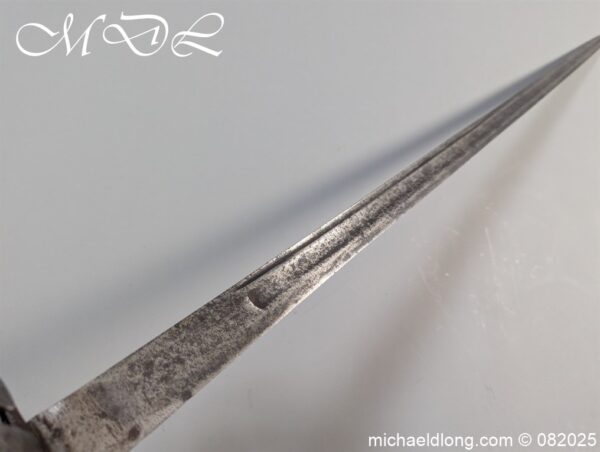 English Dragoon Basket Hilted Sword c 1740 - Image 24