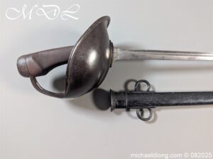 Alternative view of British WW1 Troopers 1908 Sword dated 1915