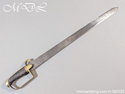British Foot Artillery Sword c 1820