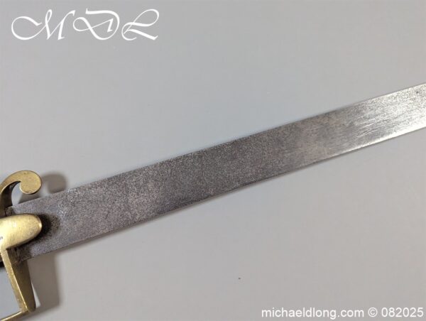 British Foot Artillery Sword c 1820