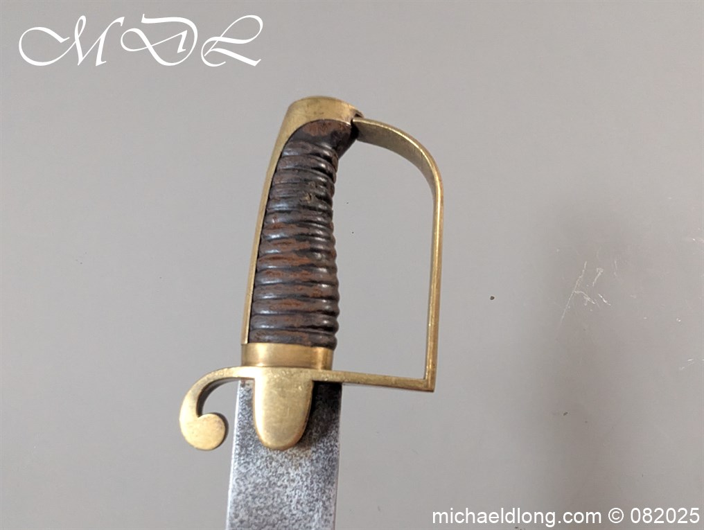 British Foot Artillery Sword c 1820 - Image 7