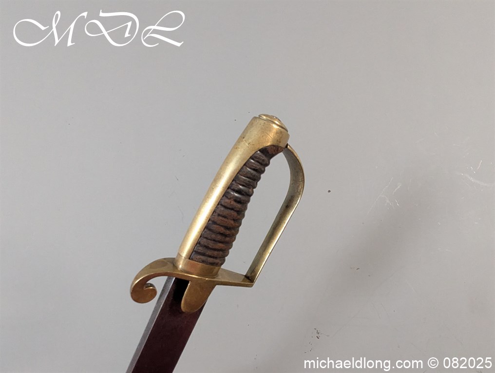 British Foot Artillery Sword c 1820 - Image 6