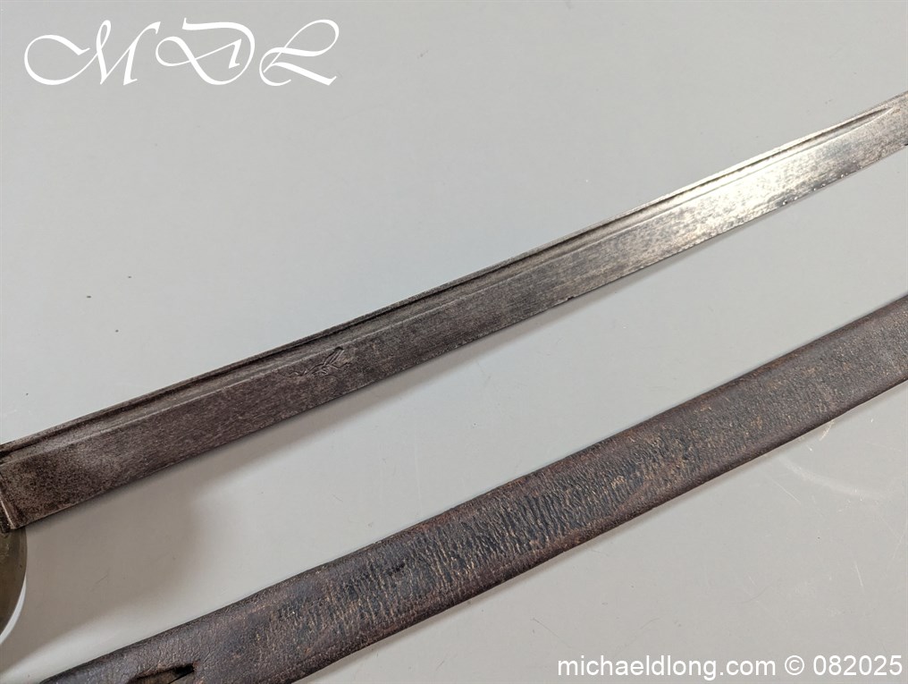 British 1742 Brass Hilted Hanger S Harvey - Image 35