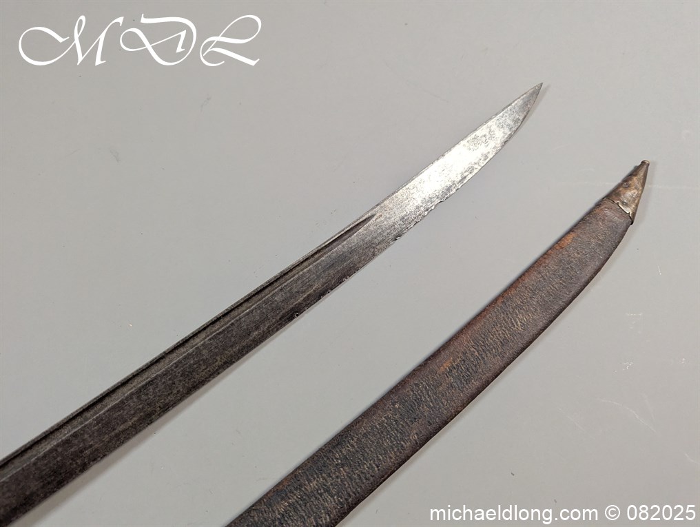 British 1742 Brass Hilted Hanger S Harvey - Image 34