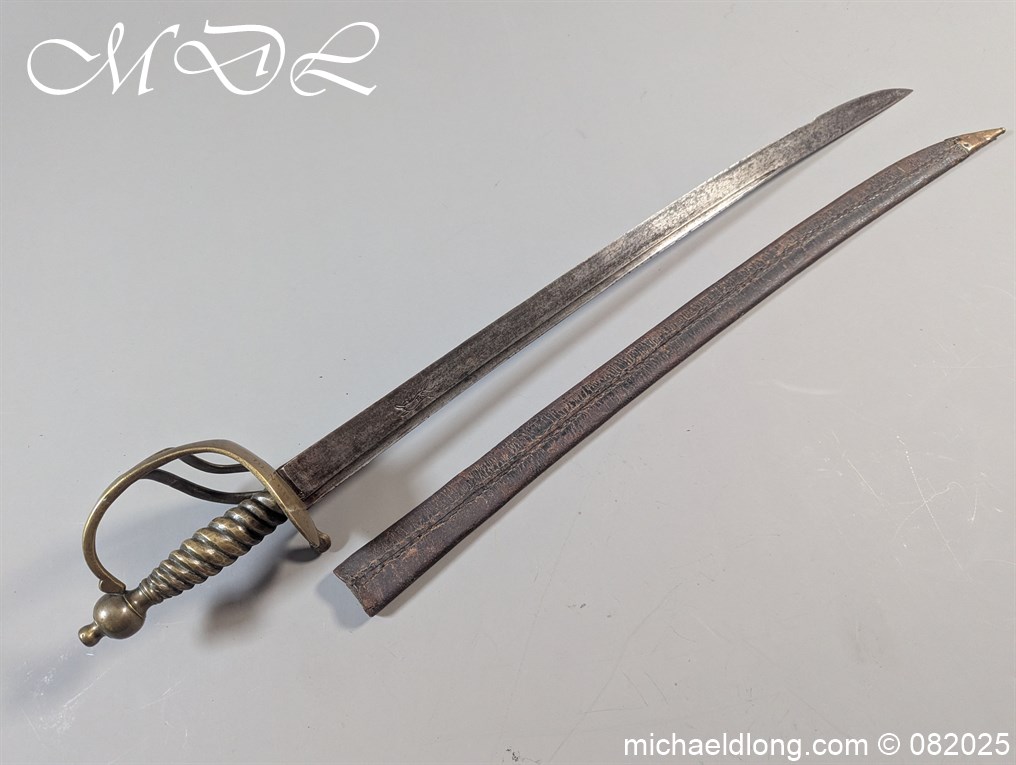 British 1742 Brass Hilted Hanger S Harvey - Image 33