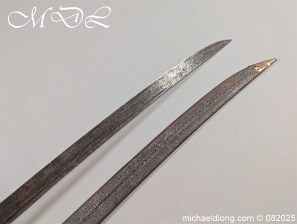 British 1742 Brass Hilted Hanger S Harvey - Image 30