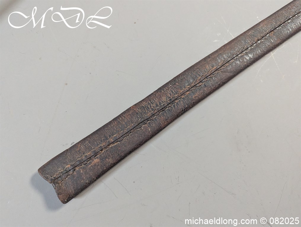 British 1742 Brass Hilted Hanger S Harvey - Image 26