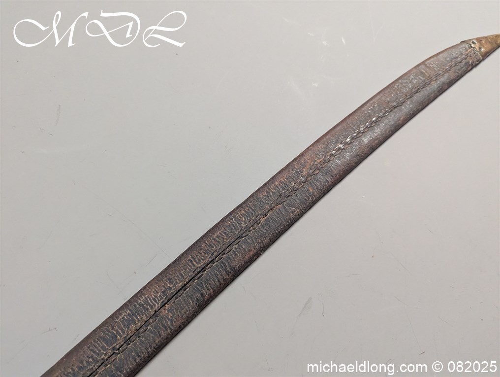 British 1742 Brass Hilted Hanger S Harvey - Image 25