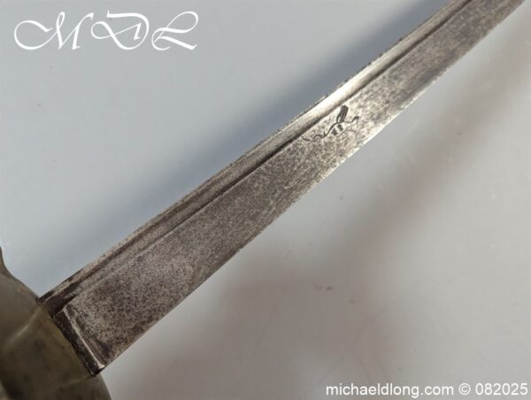 British 1742 Brass Hilted Hanger S Harvey - Image 23