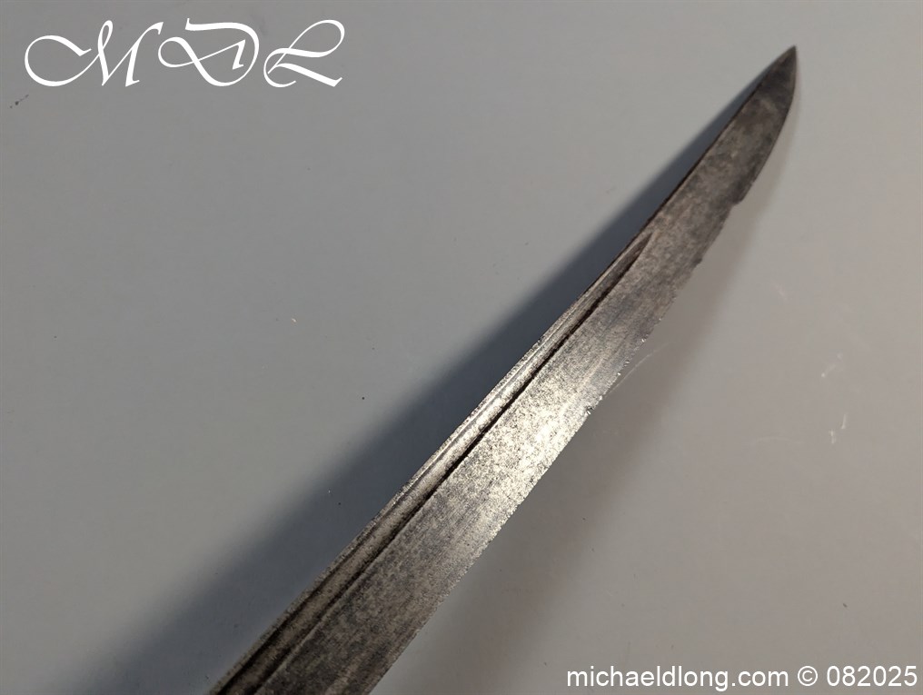 British 1742 Brass Hilted Hanger S Harvey - Image 21