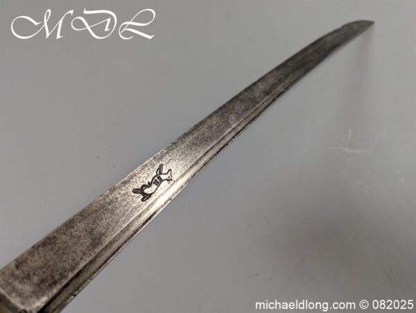 British 1742 Brass Hilted Hanger S Harvey - Image 19