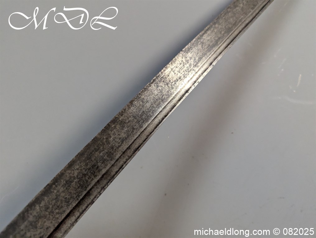 British 1742 Brass Hilted Hanger S Harvey - Image 17
