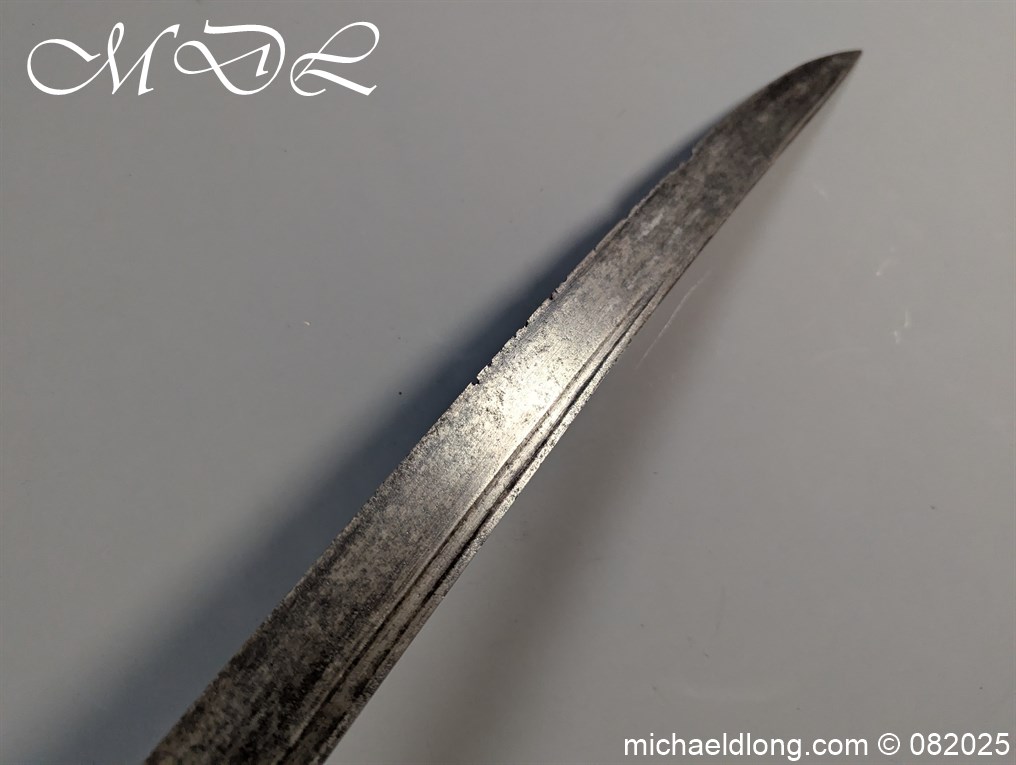 British 1742 Brass Hilted Hanger S Harvey - Image 16