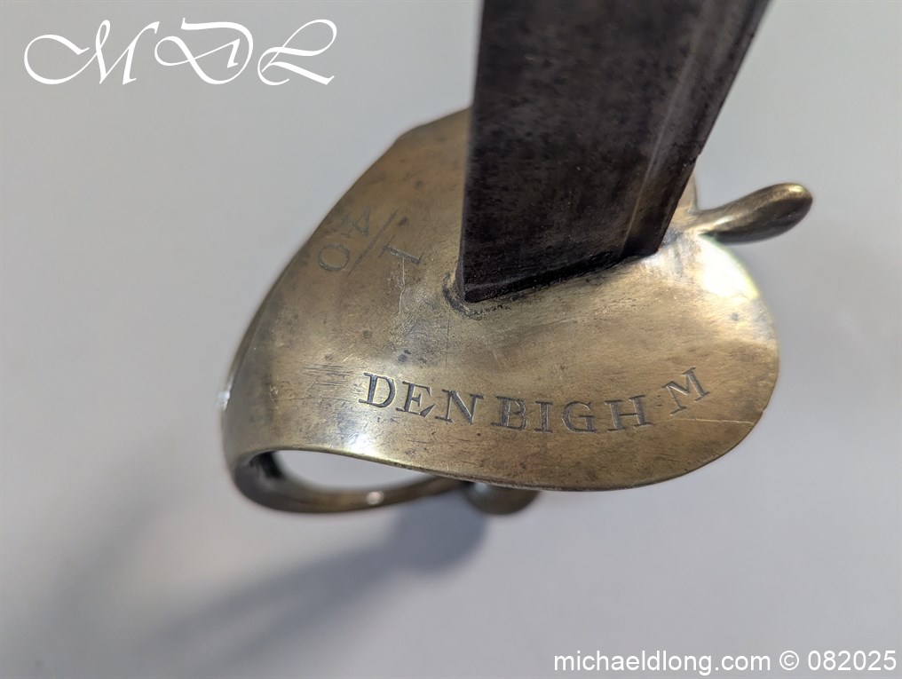 British 1742 Brass Hilted Hanger S Harvey - Image 14