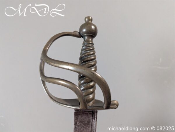 British 1742 Brass Hilted Hanger S Harvey - Image 12
