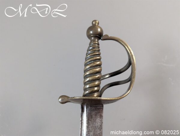 British 1742 Brass Hilted Hanger S Harvey - Image 10