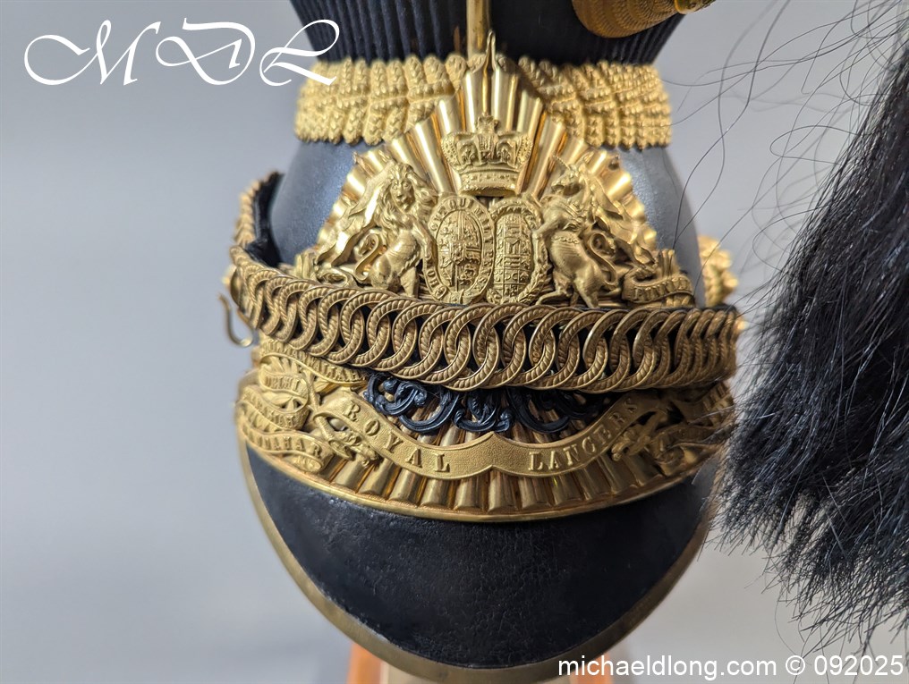 9th (Queen's Royal) Lancers, Officer's Lance Cap - Image 16