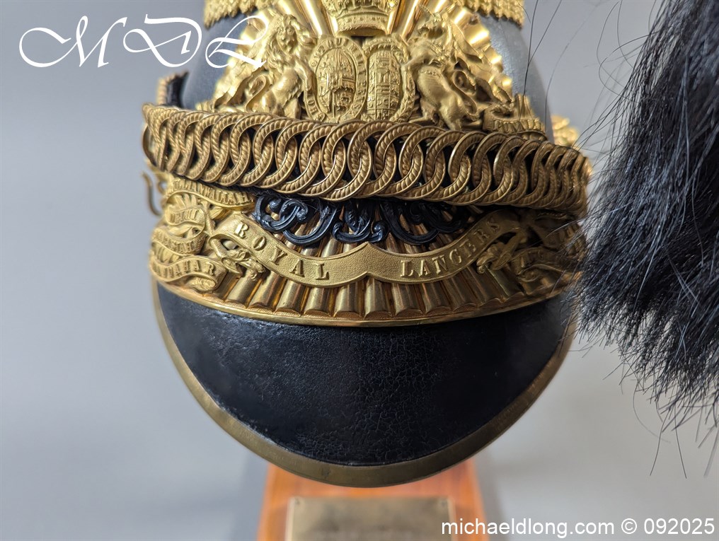 9th (Queen's Royal) Lancers, Officer's Lance Cap - Image 15