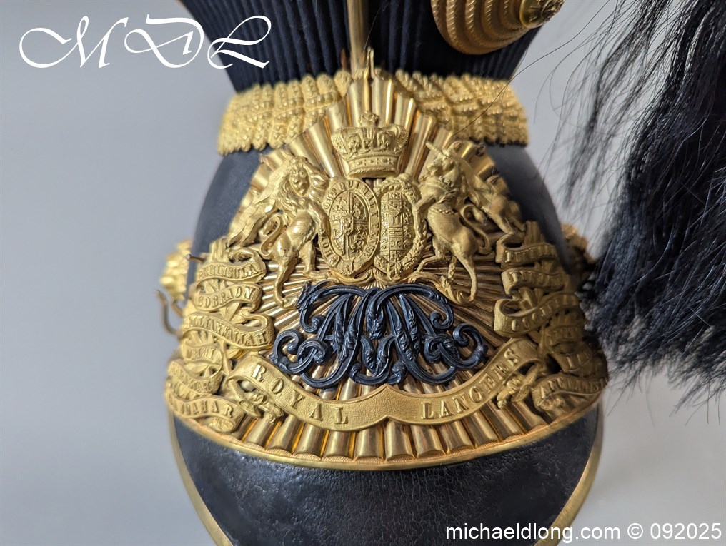 9th (Queen's Royal) Lancers, Officer's Lance Cap - Image 4