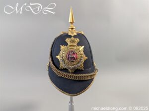 Royal West Surrey Regiment Officers Blue Cloth Helmet