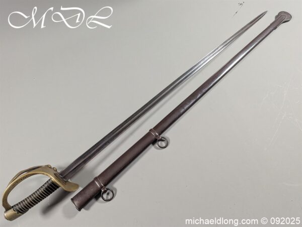 French AN XI Heavy Cavalry Cuirassiers Troopers Sword - Image 33