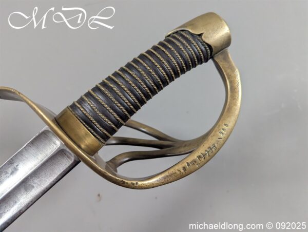 French AN XI Heavy Cavalry Cuirassiers Troopers Sword - Image 8