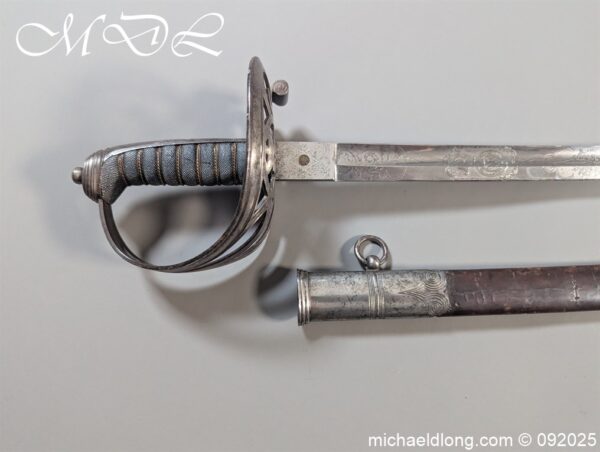 Victorian Queen Westminster Rifles Officers Sword - Image 2