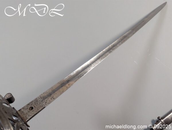 British St Georges Rifles Officers Sword - Image 21