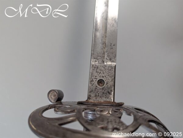 British St Georges Rifles Officers Sword - Image 20