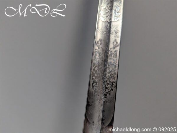 British St Georges Rifles Officers Sword - Image 17