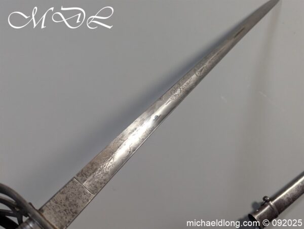 British St Georges Rifles Officers Sword - Image 14