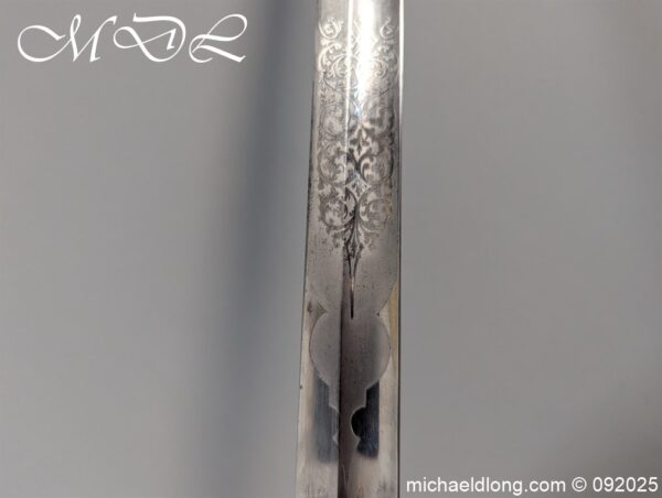 British St Georges Rifles Officers Sword - Image 12